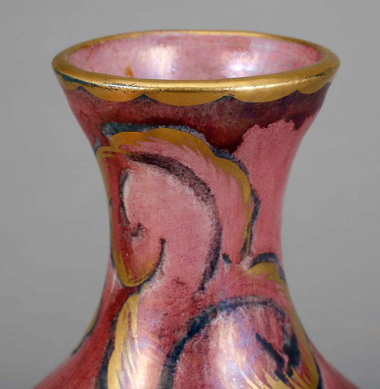 VAS, stengods, jugend, Josef Ekberg, Gustavsberg. 1927.