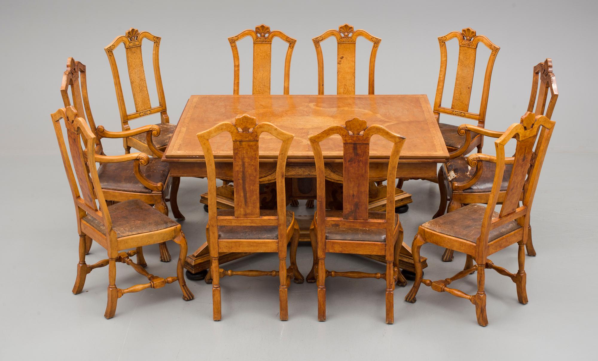 MATGRUPP, 11 delar, Stockholm, 1800-talets andra hälft.