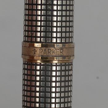 RESERVOARPENNA, Parker, silver, 1900-talets senare hälft.