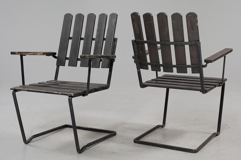 TRÄDGÅRDSGRUPP, 3 delar, "A2" samt "6A", Grythyttan, 1900-talets mitt.