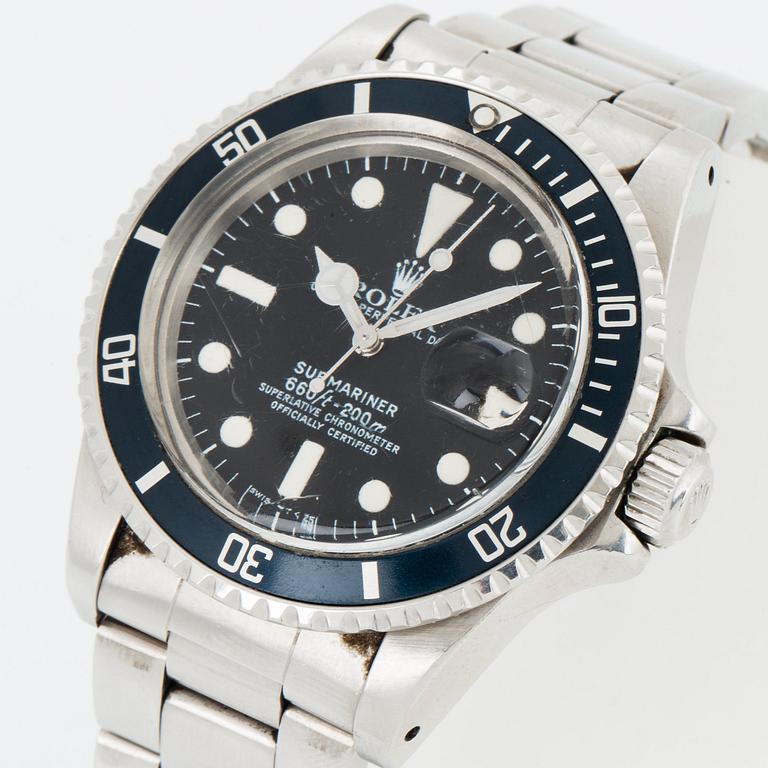 ROLEX, Submariner, "White Mark III", "Blue Bezel".