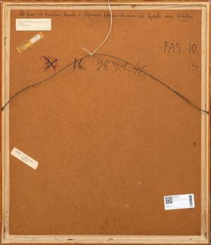 MAX WALTER SVANBERG, collage, signerad och daterad 68.