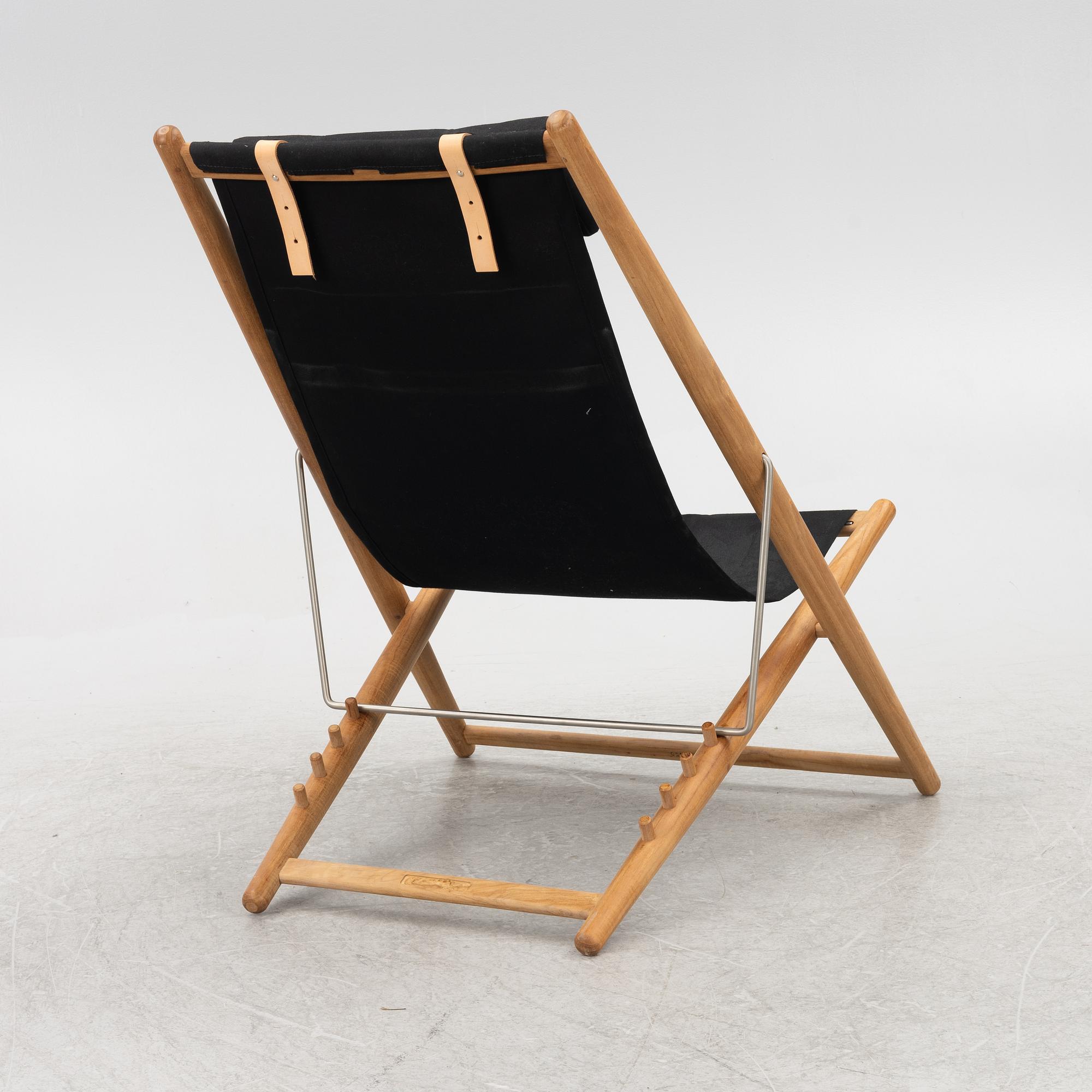 Björn Hultén, beach chair, 'H55', Skargaarden.