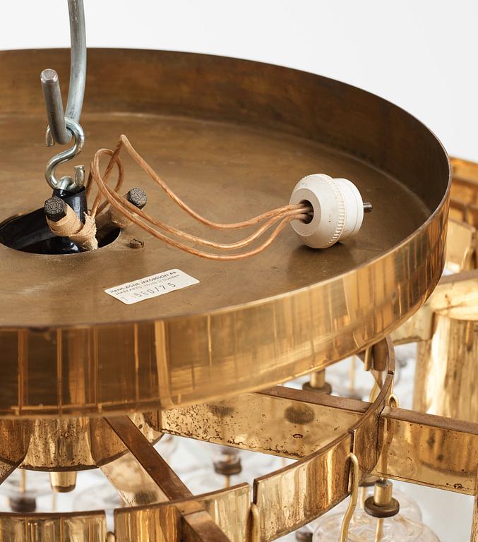 Hans-Agne Jakobsson, an "Estrella" ceiling lamp, model T580/75, Markaryd, Sweden 1960-70's.