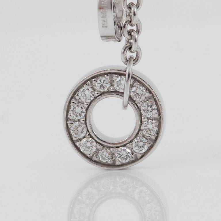 A pair of Bulgari "B.zero 1" brilliant-cut diamond earrings.