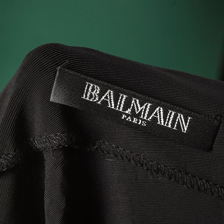 KLÄNNING, BALMAIN, fransk storlek 38.