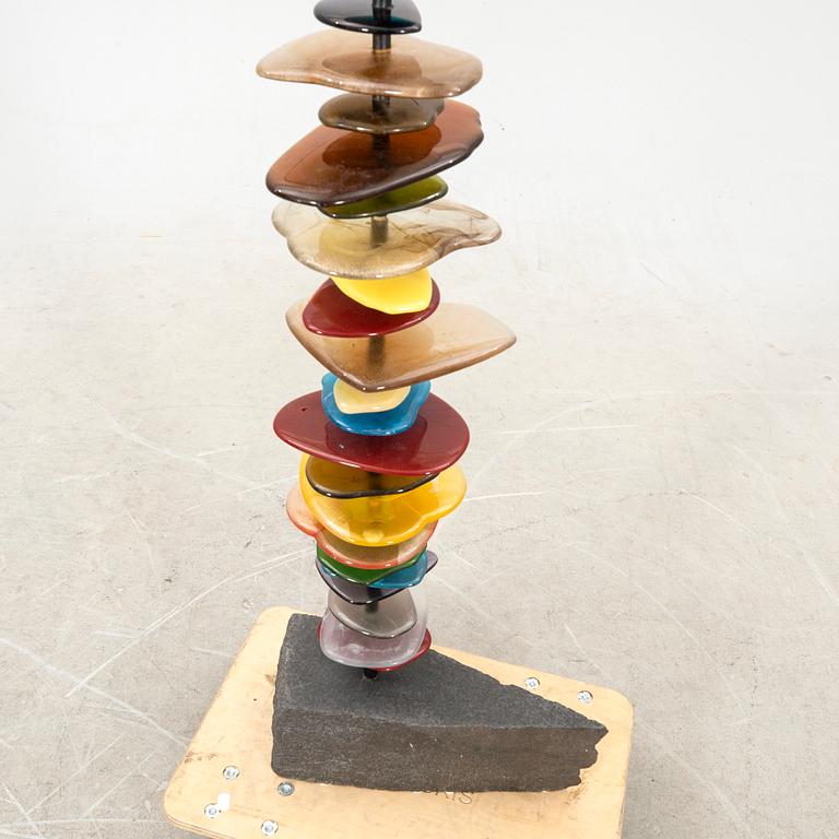 Birgitte Linde, sculpture glass and stone.