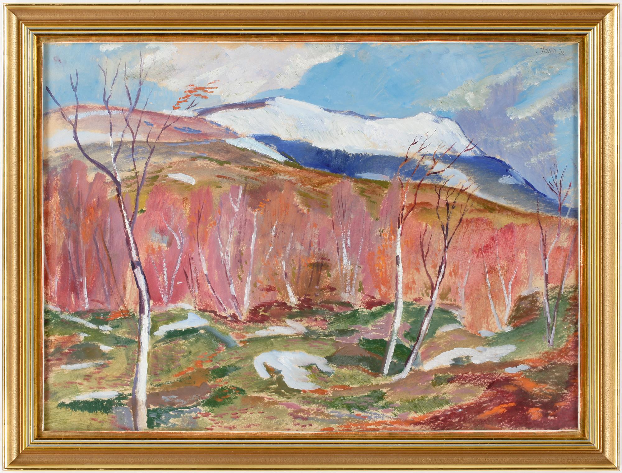 TORD LEANDER-ENGSTRÖM. Blandteknik. Sign Tord o dat 46.