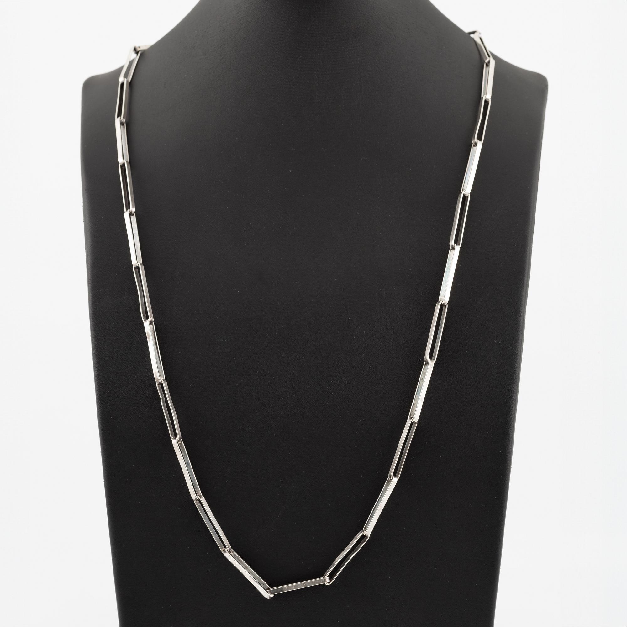 Necklace, Rey Urban, silver.