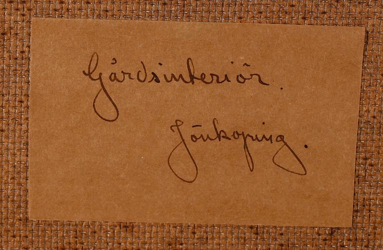 STIG JONZON, olja på duk, sign och dat 1945.