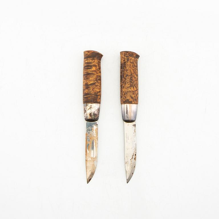 David Andersen knives, 2 pcs "Peer Gynt-kniven", Norway, second half of the 20th century.