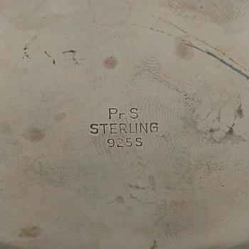 Preben Salomonsen, sockerskrin, sterlingsilver, Danmark 1900-talets senare hälft.