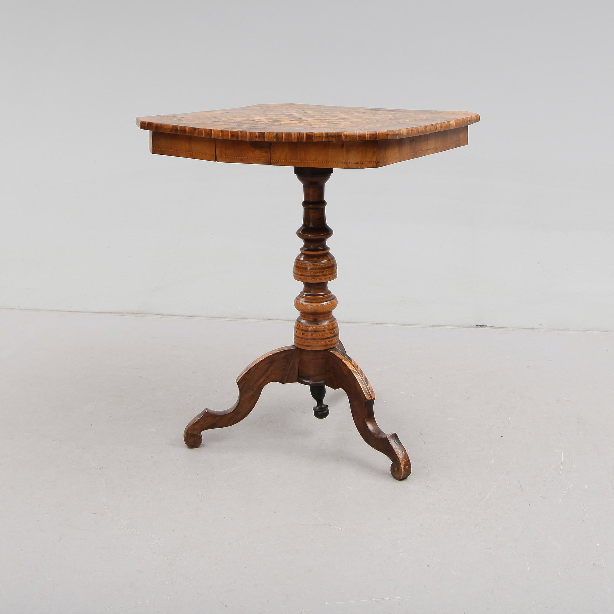 SCHACKBORD, Italien, 1800-talets andra hälft.