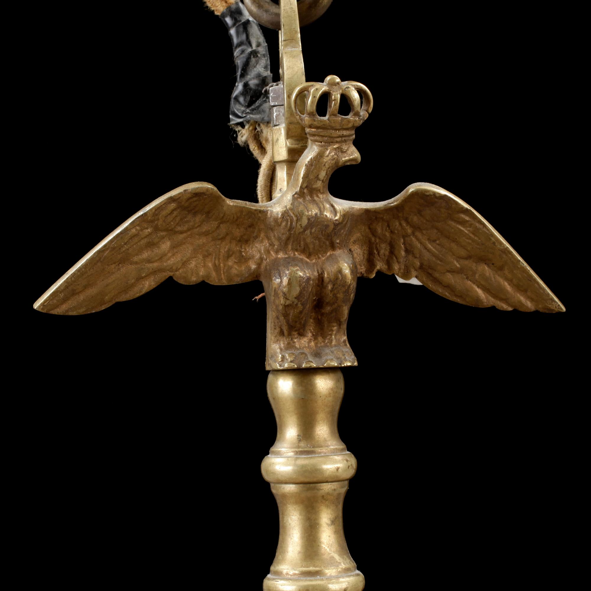 LJUSKRONA, mässing, barockstil, 1900-talets första hälft/mitt. Höjd ca 55cm.
