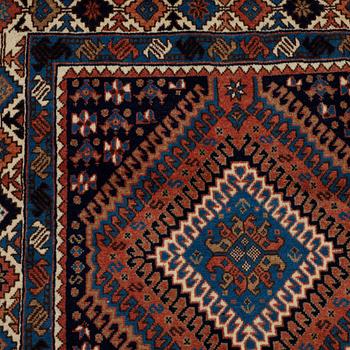 A Yalameh rug, ca 180 x 200 cm.