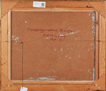 KARL GUSTAV HOLMBERG, olja på pannå, signerad och daterad -64.