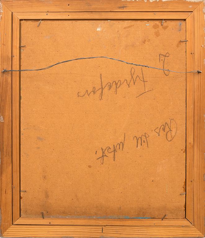 Gunnar Jonn, oil on canvas signed and dated 54.