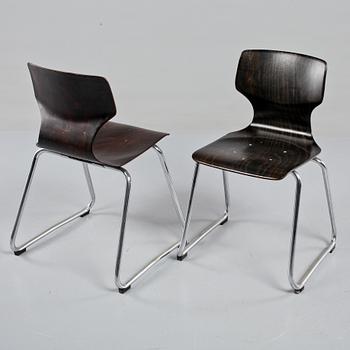 STOLAR, 6 st, "Über PRO", Flötotto, Tyskland, formgivna 1952.