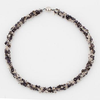 Pernilla Sylwan, a semi- precious stones necklace, Stockholm 2006.