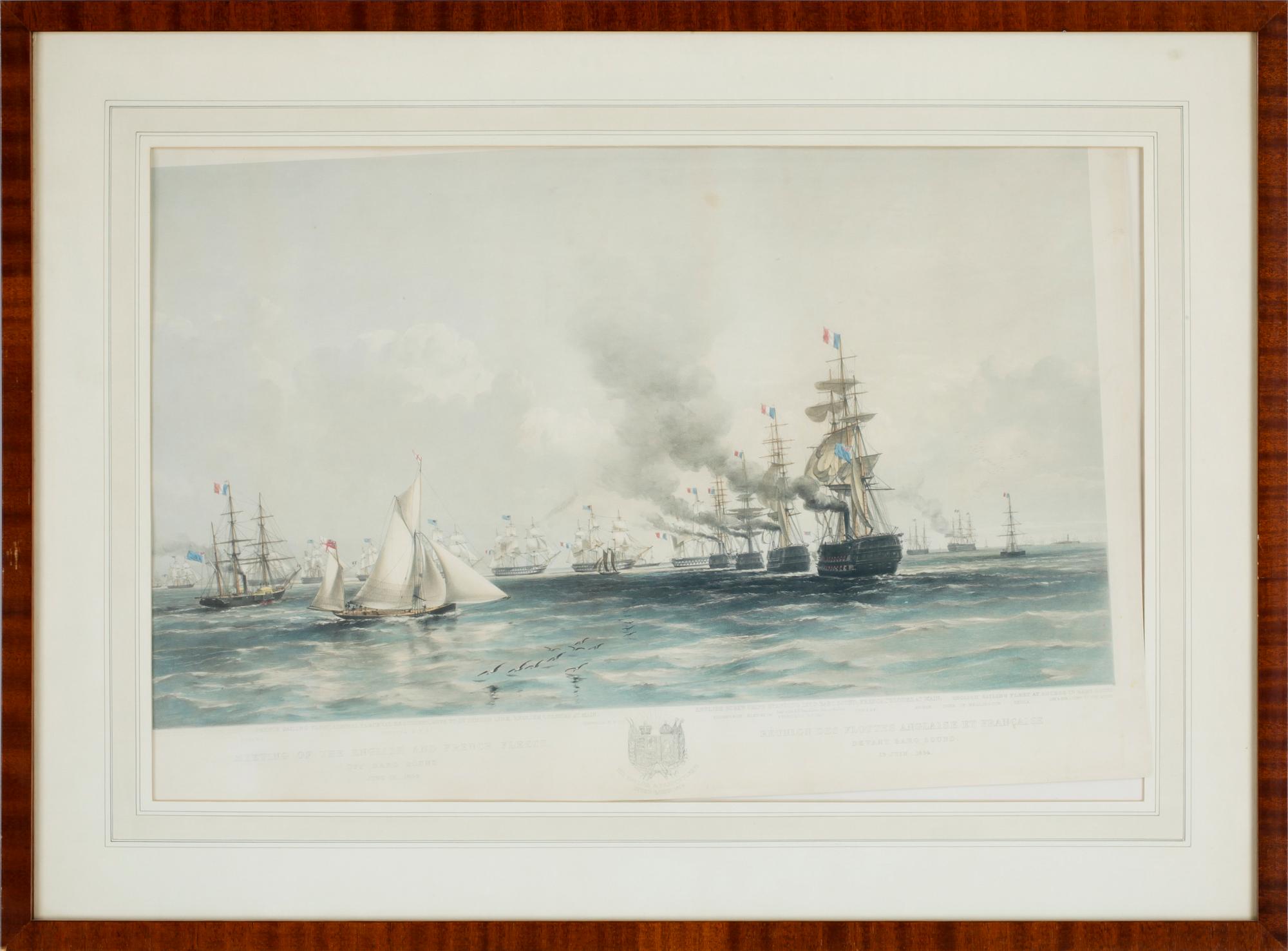 OSWALD WALTER BRIERLY, färglitografi, troligen 1800-tal.