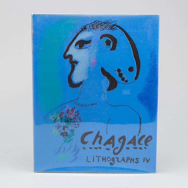 MARC CHAGALL,  Chagall lithographe I-IV 1960-74 vol.