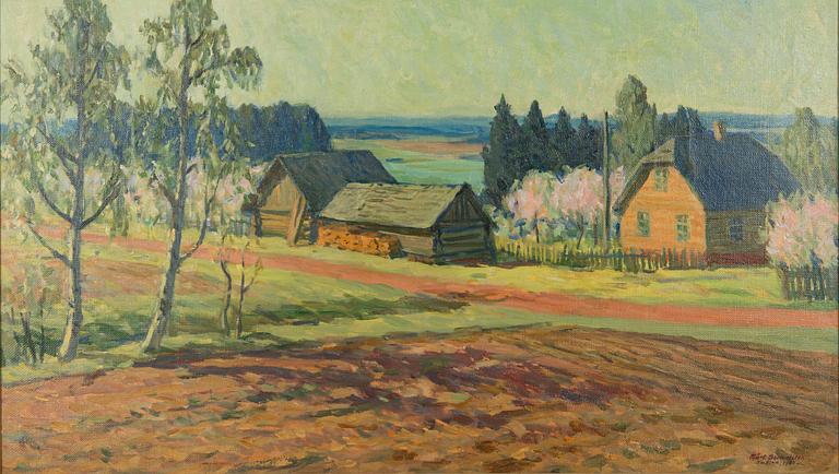 Märt Bormeister, "Palu talu - vaade Kuru mäelt".