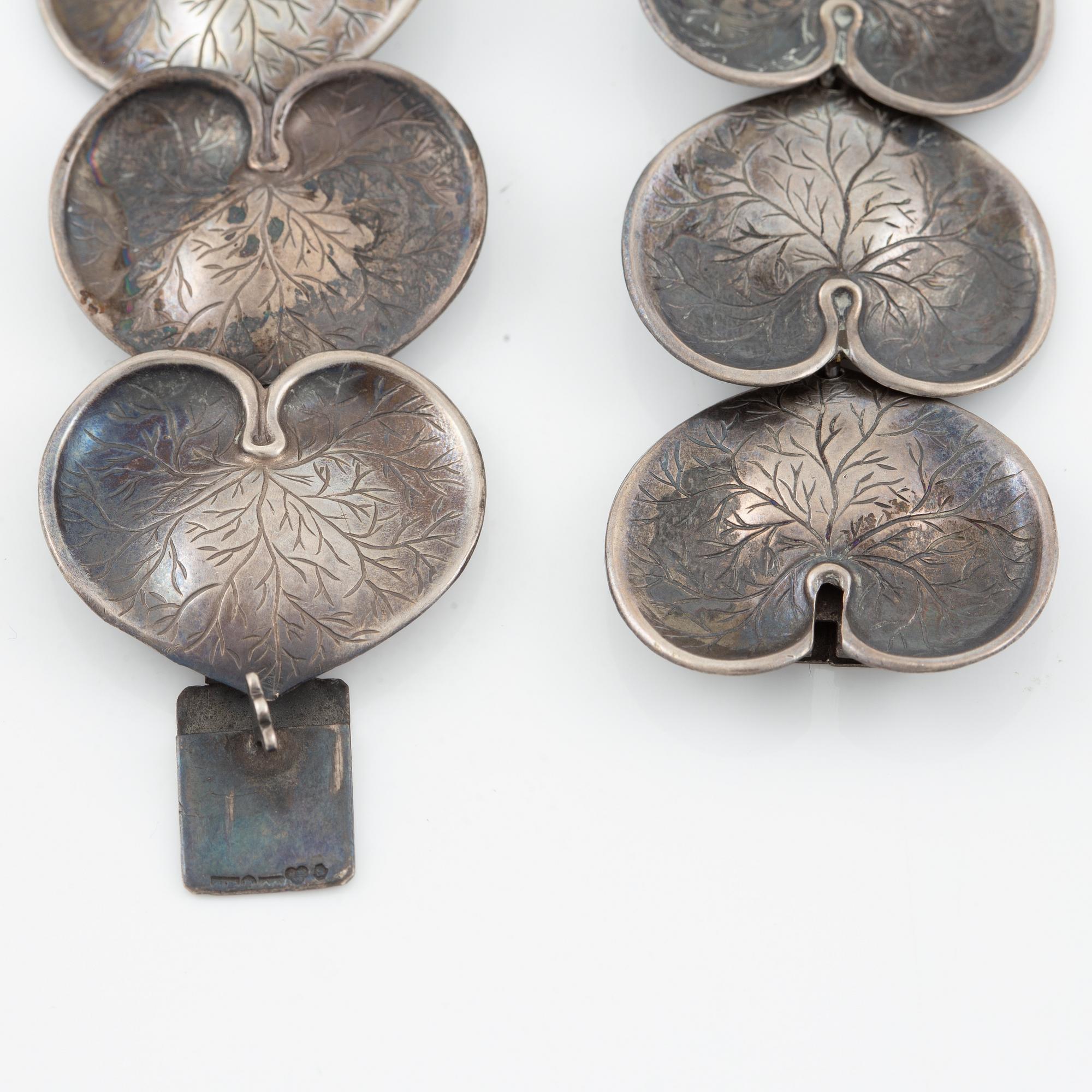 Necklace, silver, Georg Kaplan, Stockholm.