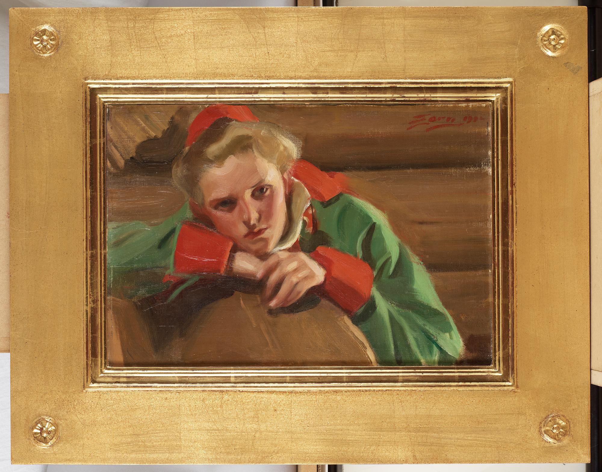 Anders Zorn, "Morakulla" (Girl from Mora).