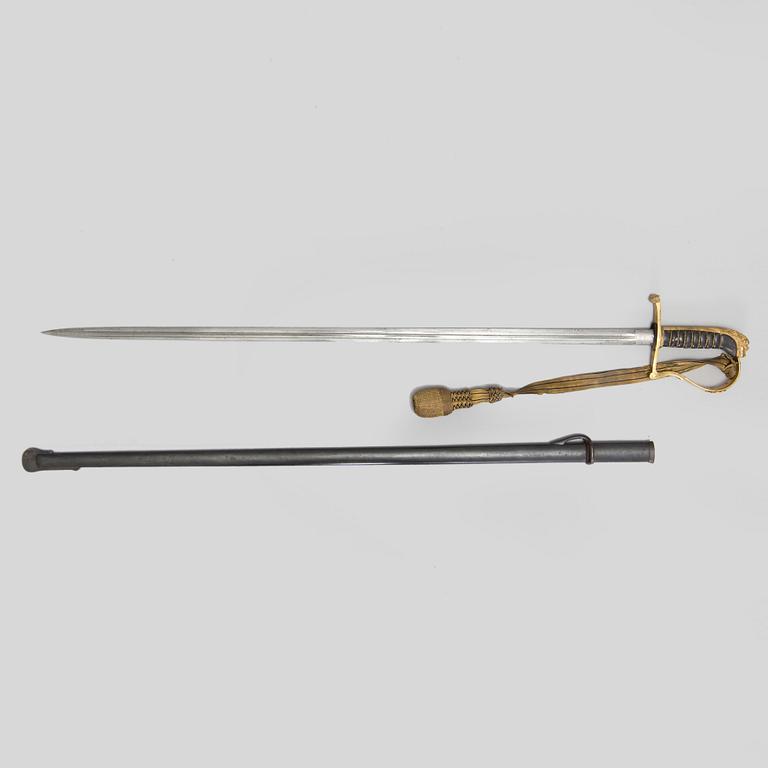 AN INFANTRY SABRE, 1899 pattern.