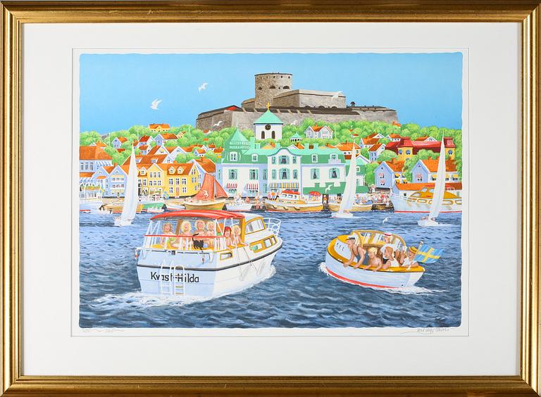 BERT  HÅGE HÄVERÖ, färglitografi, signerad och numrerad 200/360.