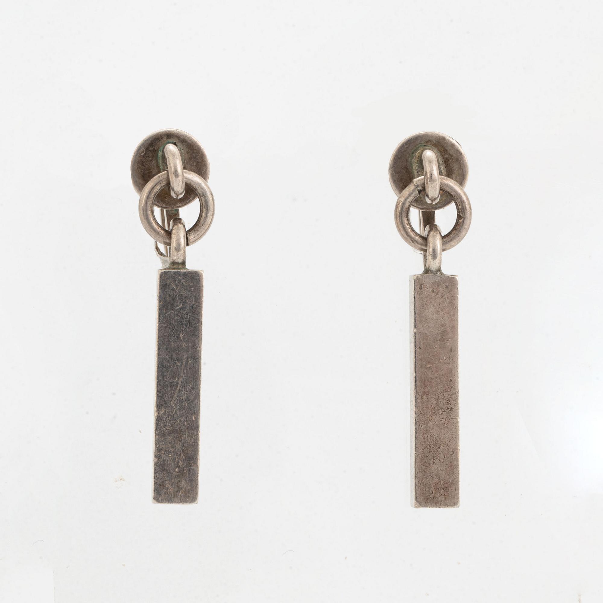 Wiwen Nilsson, silver earrings.