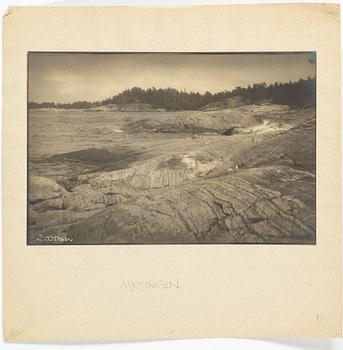 HENRY B. GOODWIN, 2 signed gelatin silver prints with motif from Mysingen.
