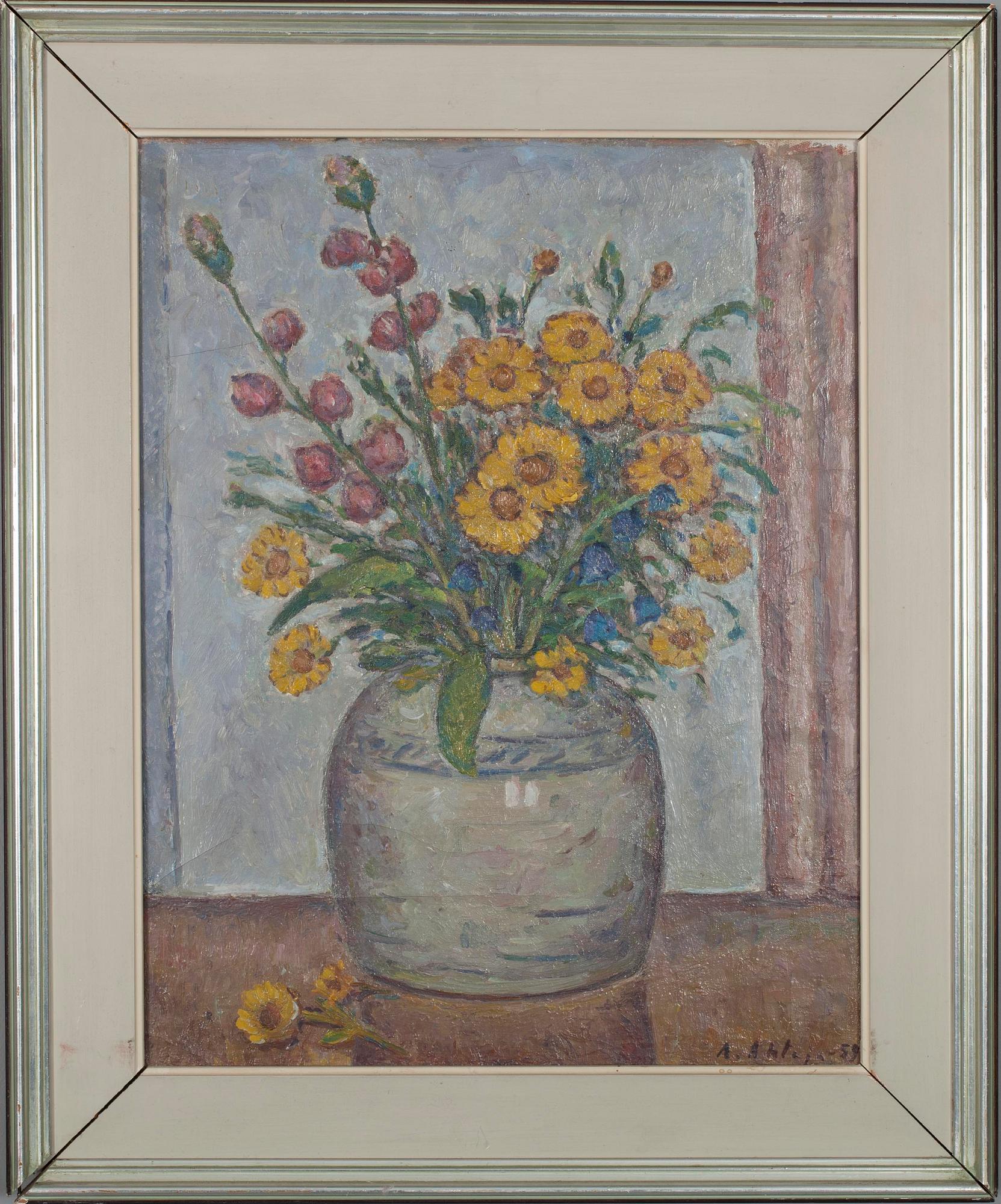 AARNO AHTAJA, olja på duk, sign. och dat. 59.