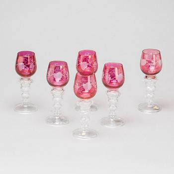 REMMARE, glas, 10 st. Gullaskruf. 1900-talets mitt.