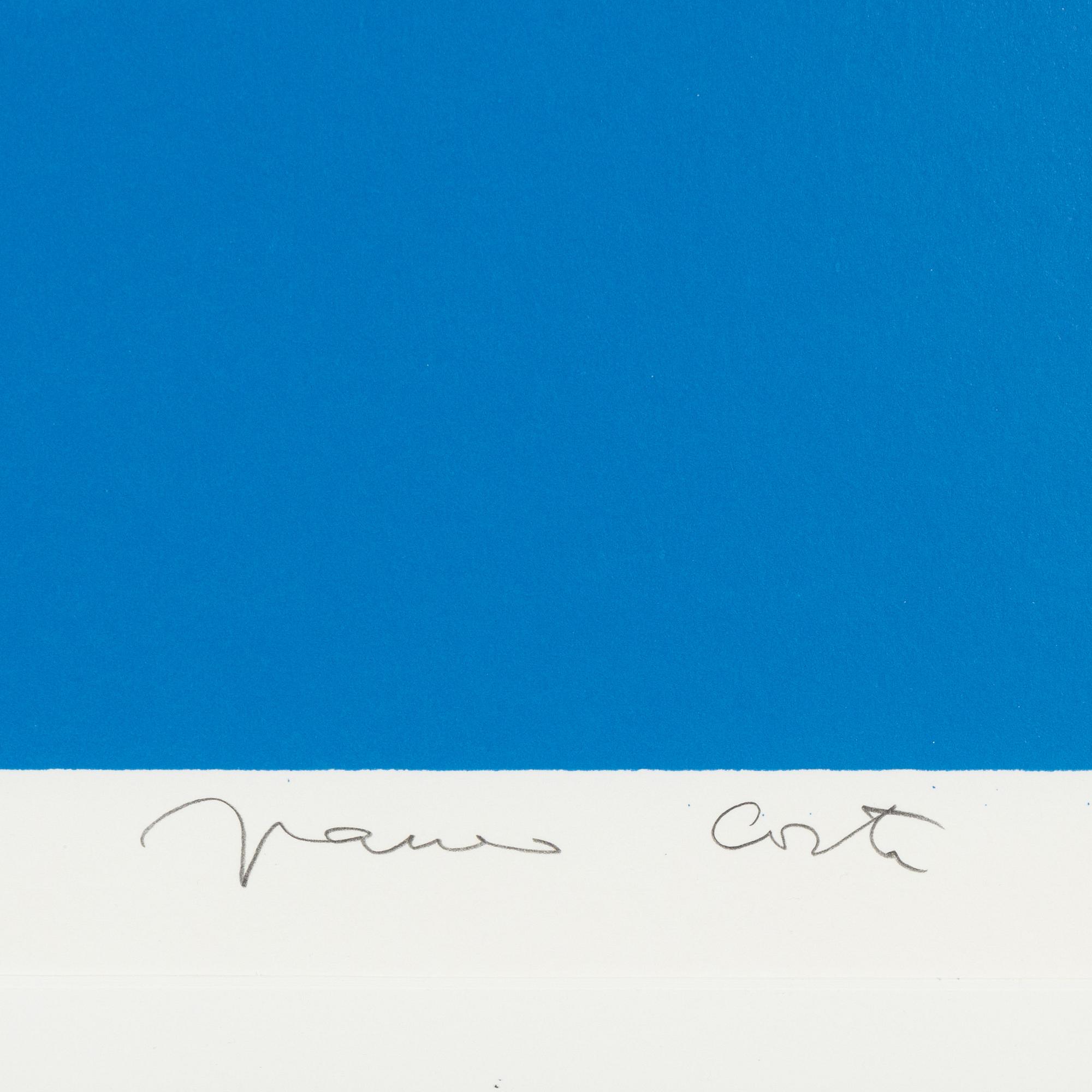 Franco Costa, färgserigrafi, signerad HC.