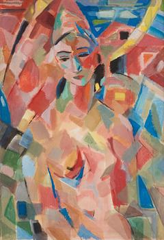 604. Jules Schyl, Cubist Woman.