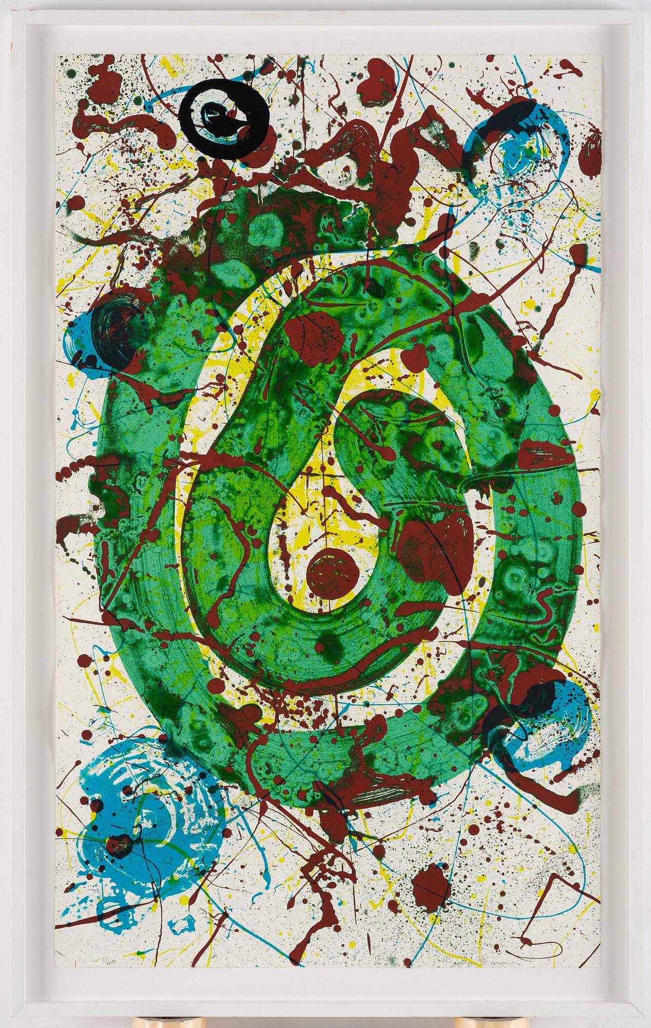 Sam Francis, "For the Blue Sons of the Air".
