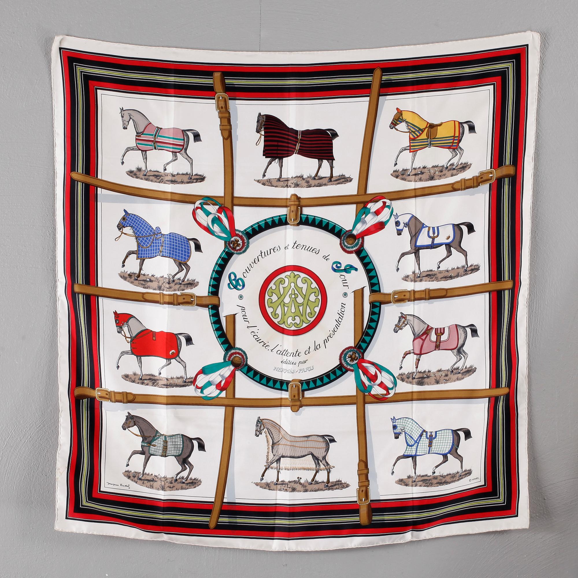 SCARF, "Couvertures et Tenues du Jour", Hermès.
