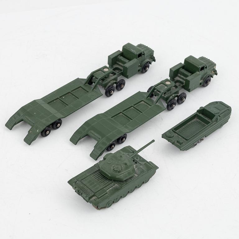 Twelv toy cars, mostly Lesney, England, second half of the 20th century.