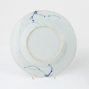 Twelve blue and white porcelain plates, China, Qing dynasty, first half of the 18th century.