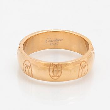 An 18K gold ring "Logo de Cartier" by Cartier.