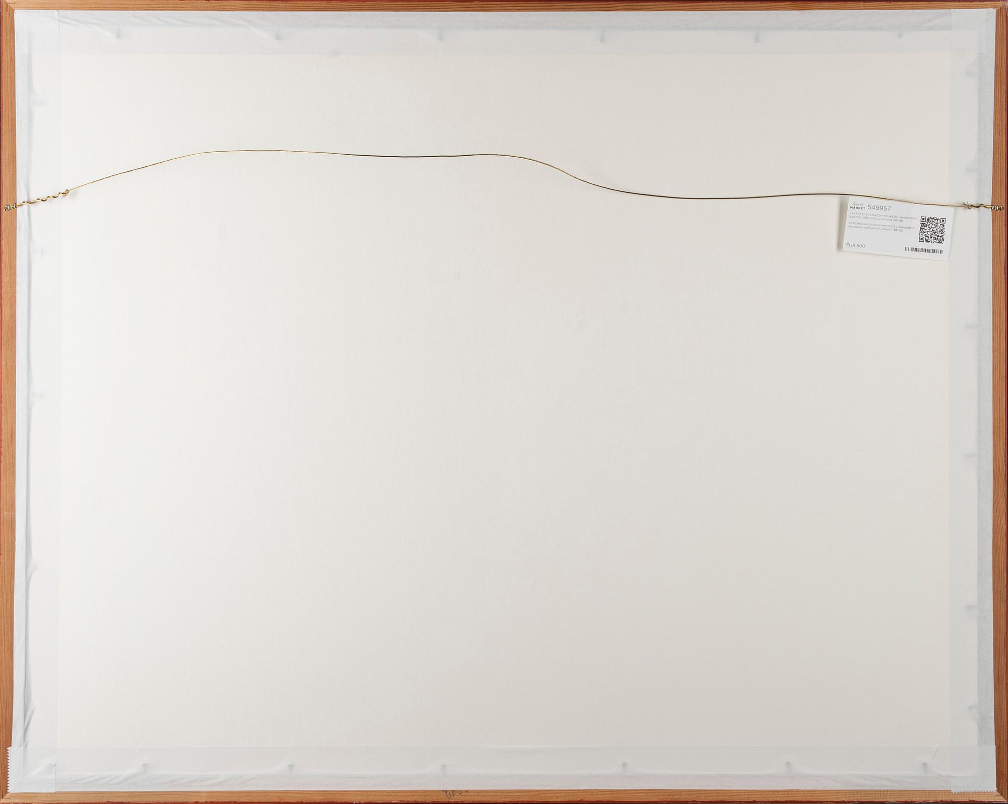 VYACHESLAV SAWICH MIKHAILOV, blandteknik på papper, signerad och daterad -88.