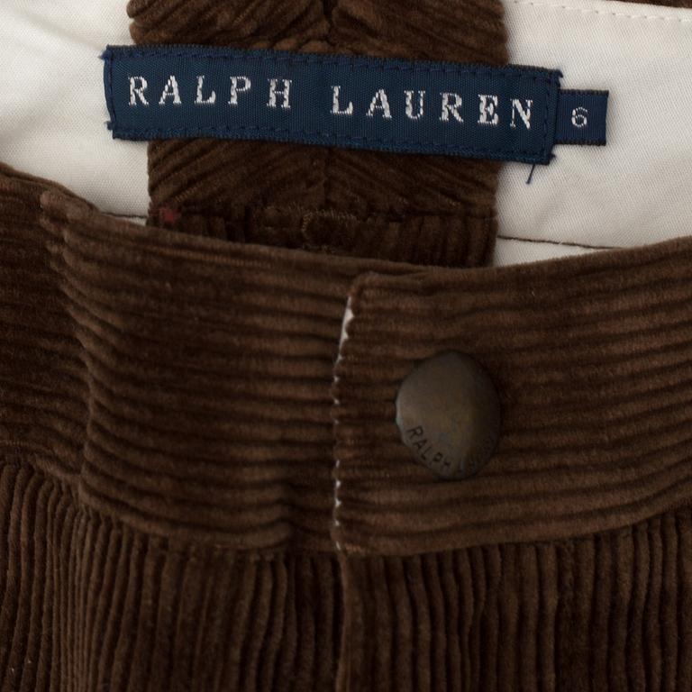 Three pair of trosers by Ralph Lauren.