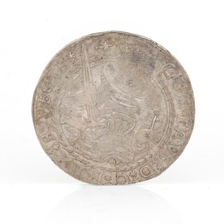 SILVERMYNT, 1 Mark, Gustav Vasa, Sverige 1545. Vikt ca 11 gram.