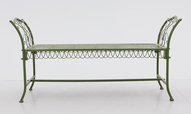 TRÄDGÅRDSBÄNK, 1900-/2000-tal.