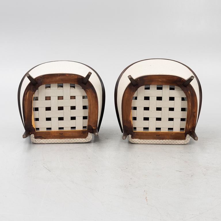 Bertil Fridhagen, a pair of 'Aristokrat' armchairs, Bodafors, 1960's.