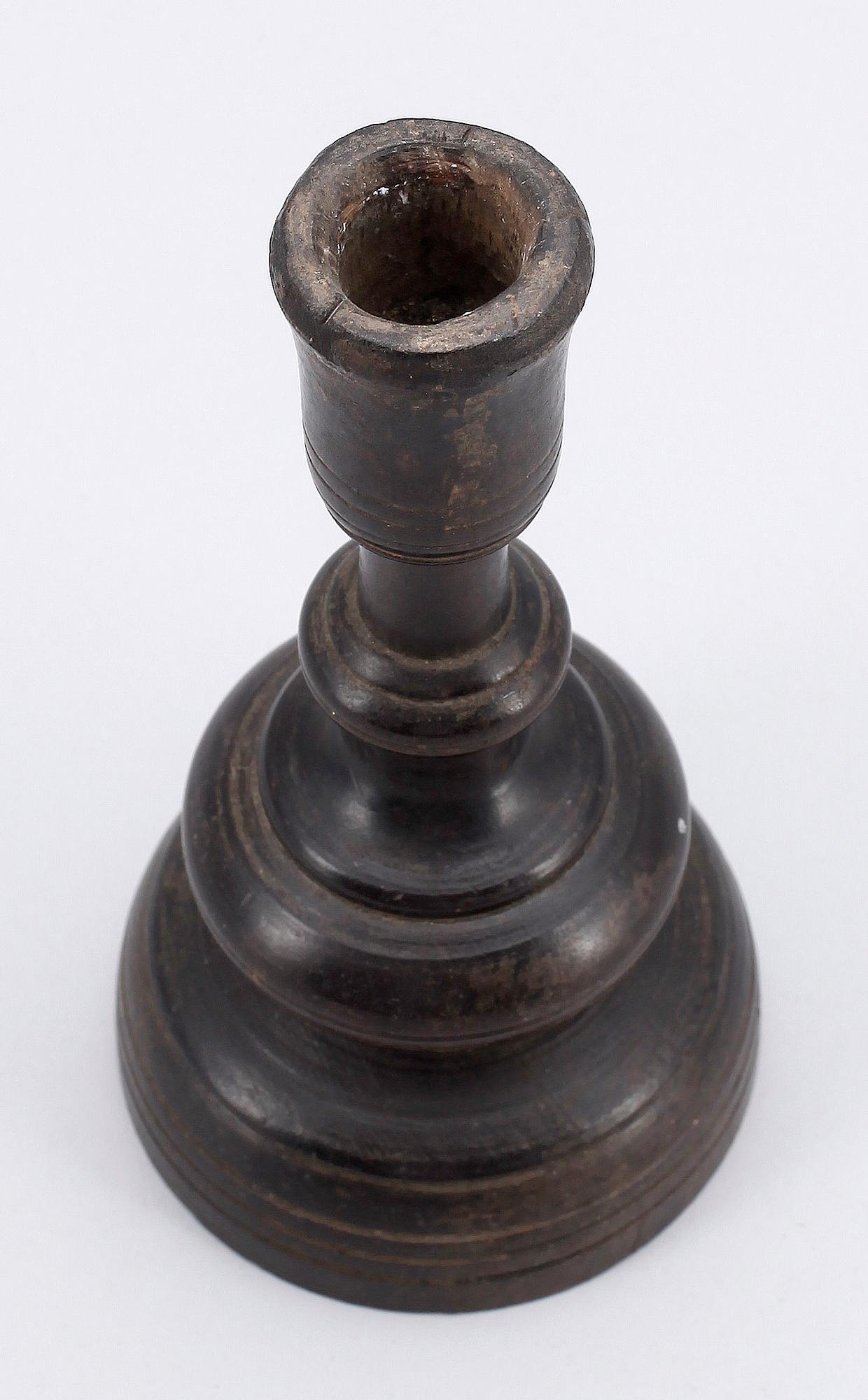 LJUSSTAKE, trä, barockmodell, troligen 1700/1800-tal.