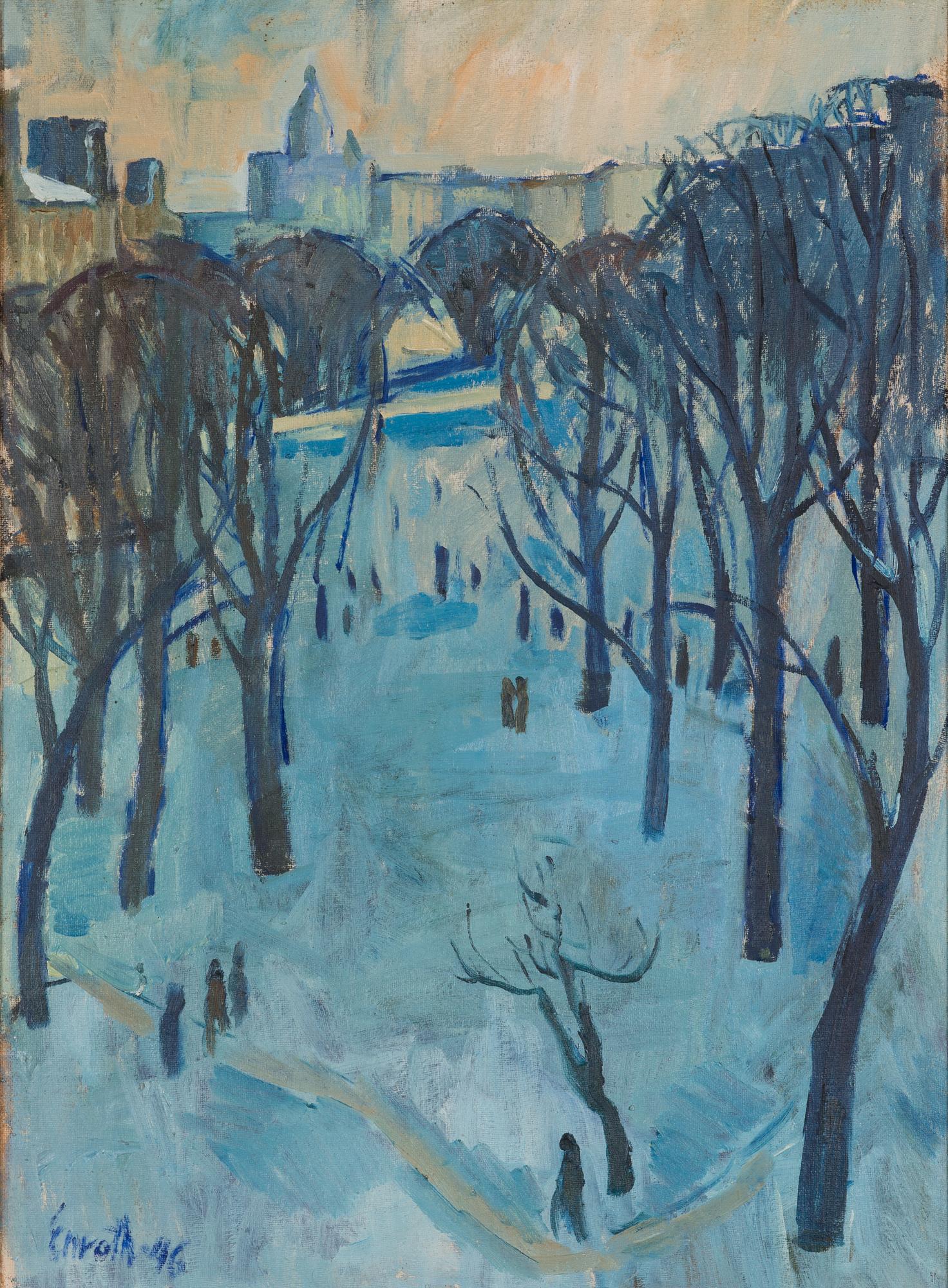 Erik Enroth, Esplanadi park.