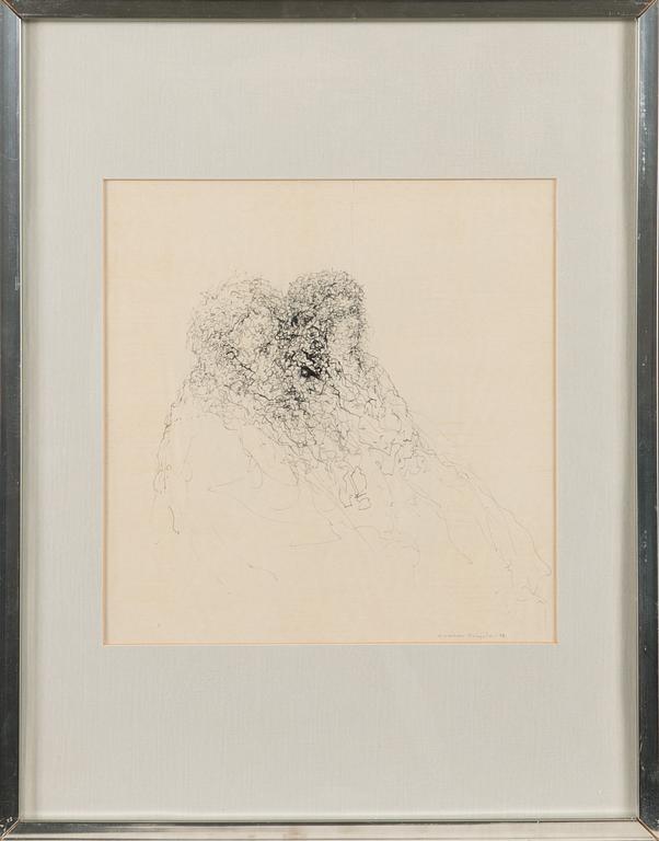 GUNNAR POHJOLA, ink drawing, signed and dated -78.