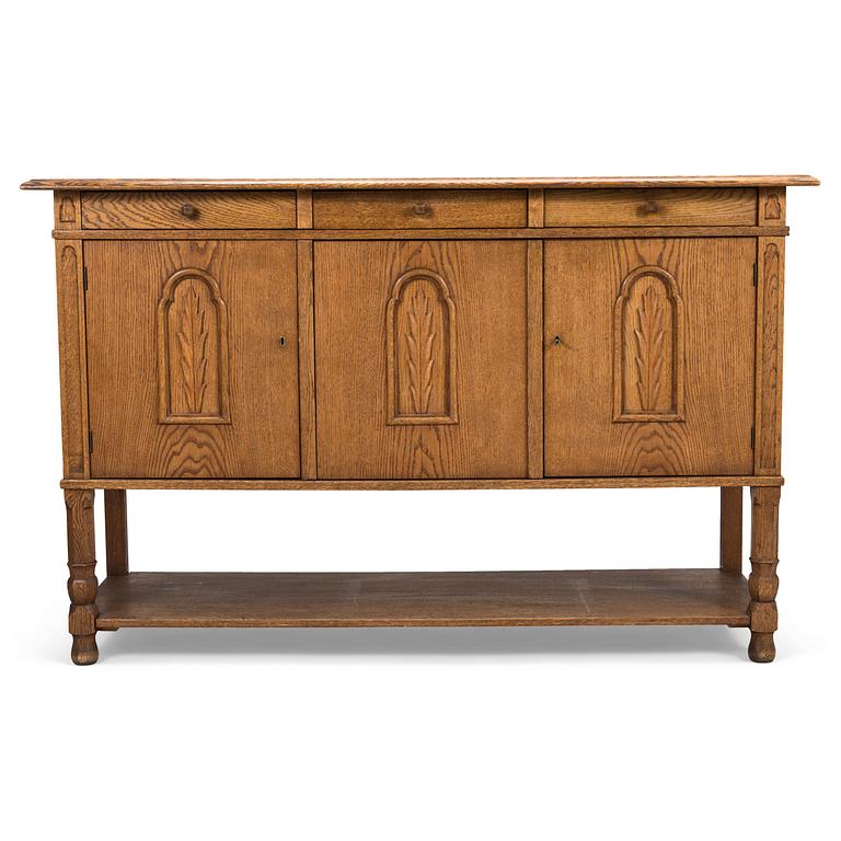 WERNER WEST, a mid-1920's sideboard  for Oy Stockmann Ab, Keravan puusepäntehdas.